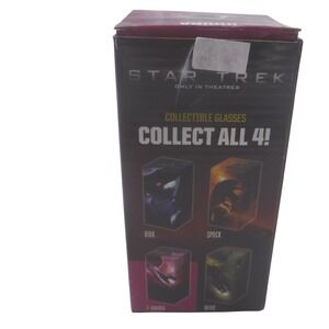 2008 Star Trek Uhura Collectible Glass In Box Paramount Pictures Burger King NIB